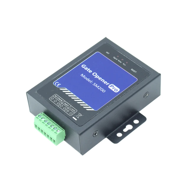 4G LTE GSM Smart Gate Opener SM200 Remote Control ON/OFF Relay Switch For Sliding Swing Garage Shutter Gate Opener 5