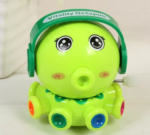 Cute Plastic Octopus Wind Up Toys Rotation Dance Toy for Baby Gift 2