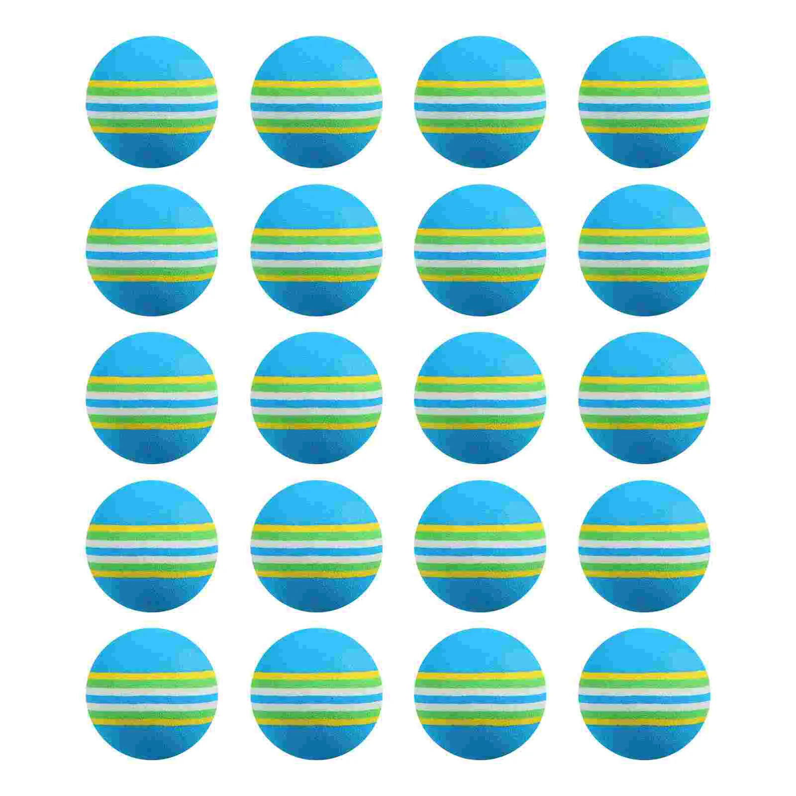 

WINOMO 20pcs Tennis Balls Practice Balls Rainbow EVA Training Balls Sports Balls Accessories for Indoor or Outdoor Training