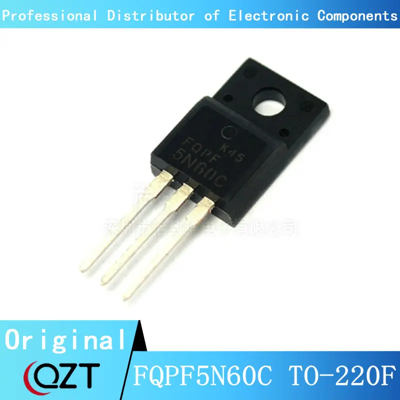 10pcs lot fqpf5n60c 5n60c to 220 5n60 to 220f mos fet transistor new original in stock 10pcs/lot FQPF5N60C TO220 FQPF5N60 5N60 5N60C 5A 600V TO-220F chip New spot