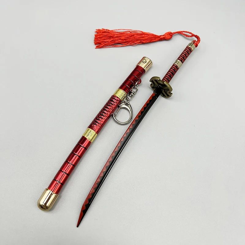 Katana en Bois Sandai Kitetsu Rouge de Roronoa Zoro dans One Piece