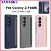 Original For SAMSUNG Galaxy Z Fold 6 S Pen Phone Case Z Fold6 Smartphone Cover with Built-in S Pen Protective Cover EF-OF95