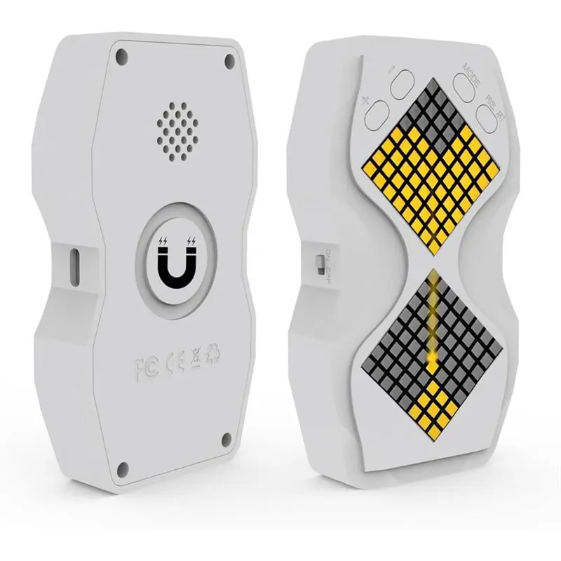 ABBO-LED 시각적 모래시계 타이머, 조광 가능한 야간 조명, 1-60분 카운..