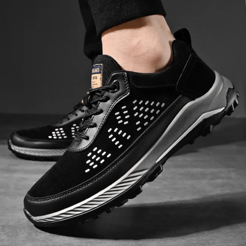 Men Mens Trainers Running Walking Shoes Lightweight Sports Outdoor Slip Comfy_voghion.com