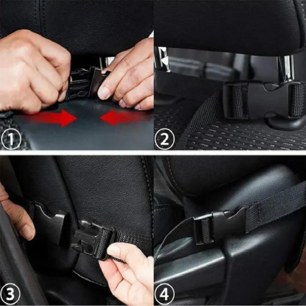 Car Seat Back Organizer 9 Storage Pockets Touch Screen Tablet Holder Protector Kids Children Car Accessories