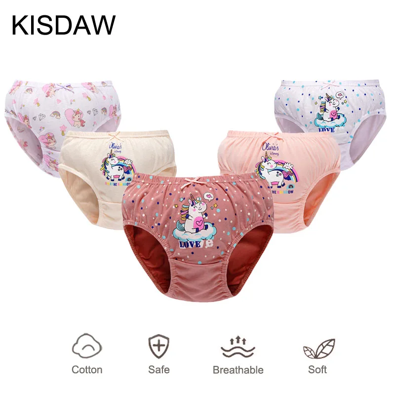 Multipack Girls Panties Kids Underpants Cotton Breathable Girls Boxers  Briefs Cartoon Rainbow Horse 3-14Years Children Underwear - AliExpress