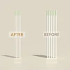 180/240Pcs Earring Hole Cleaner Pierced Set Solution Paper Floss Ear Hole Aftercare Tools Kit Disposable Earrings Hole Cleaner 4