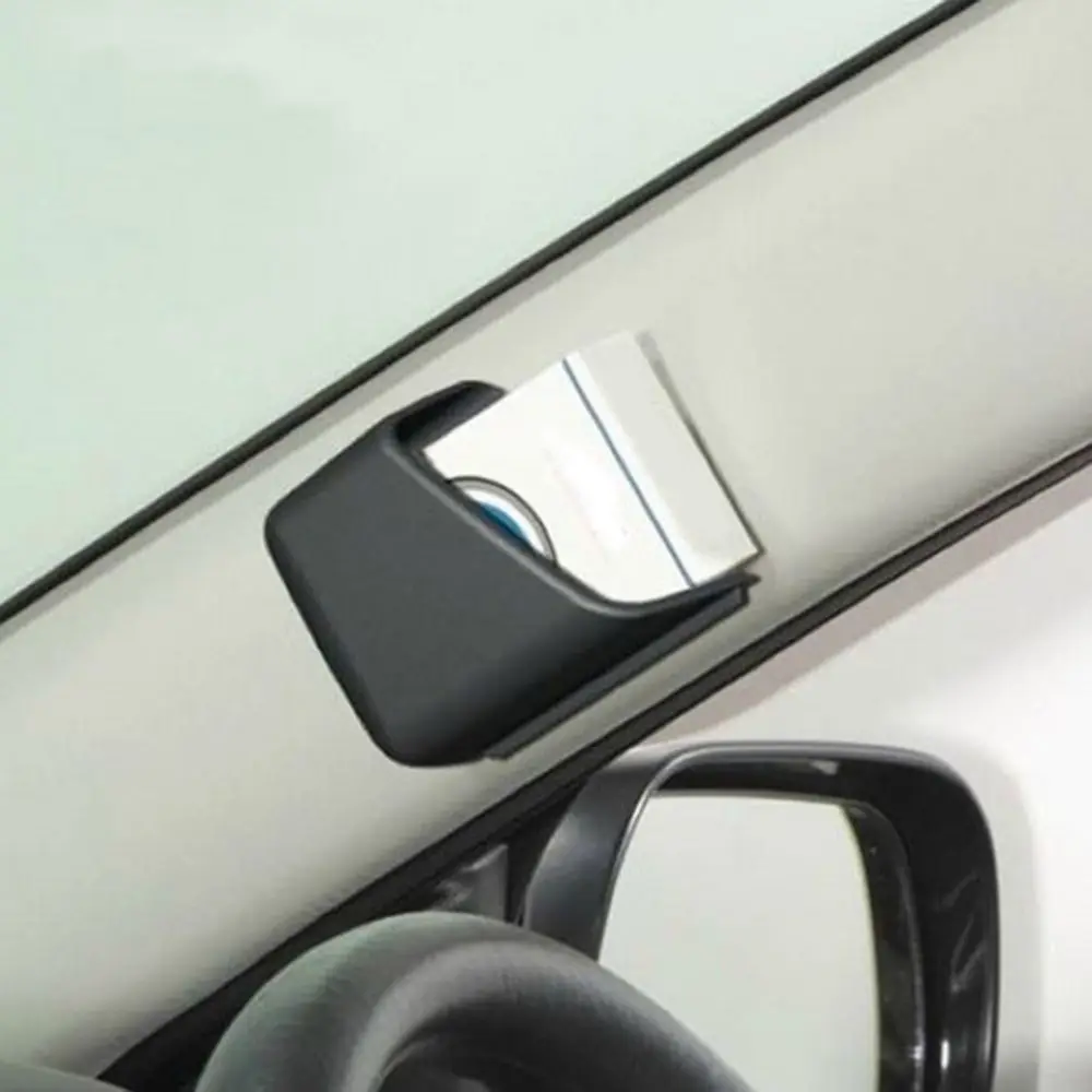 car phone holder 2pcs cigarette phone glasses ic card holder organizers bag car styling accessories car organizer auto truck pillar storage box