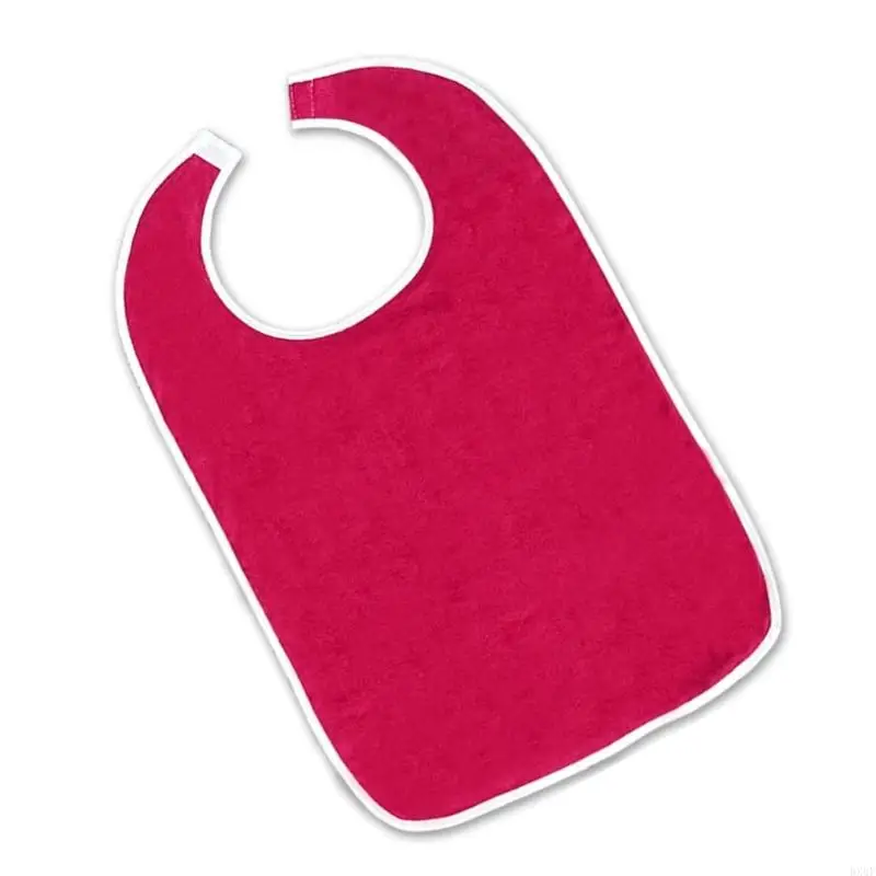 BX0F Comfortable And Washable Bib For Adults Women and Men Large Towel Bibs