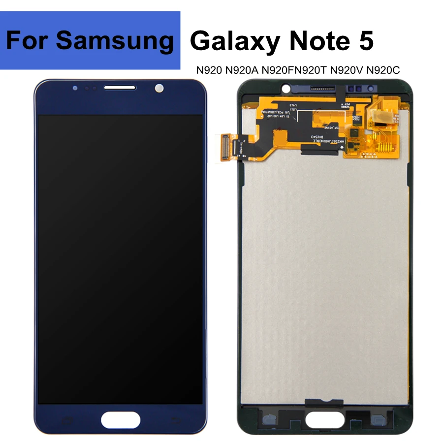 

5.7" TFT For Samsung Galaxy Note 5 LCD N920 N920V N920T N920A N9200 LCD Display with Touch Screen Digitizer Glass Assembly