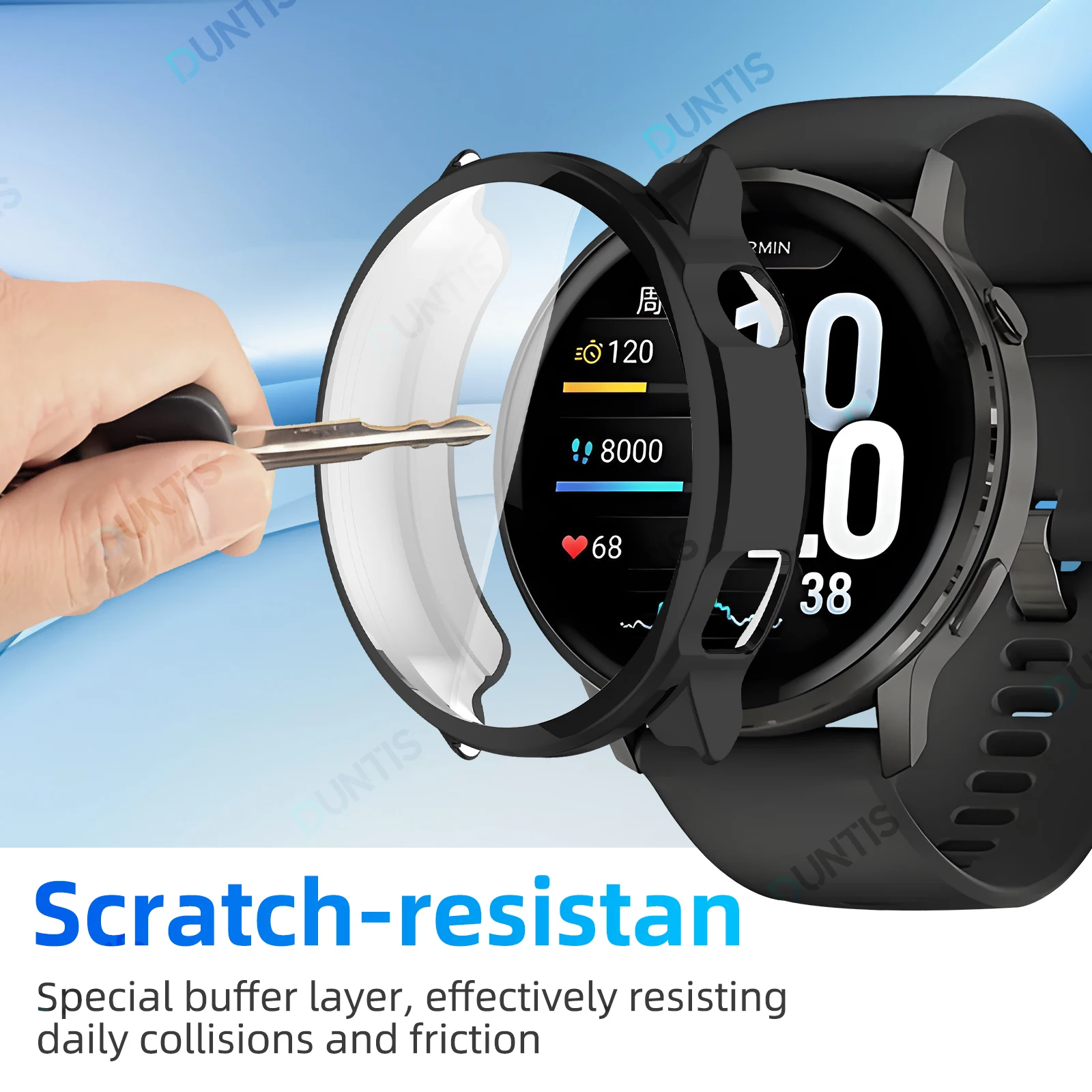 Garmin Venu 4 41MM 45MM 소프트 TPU 페이스 스크린 프로텍터 커버 Venu4 액세서리용 전방위 보호 범퍼