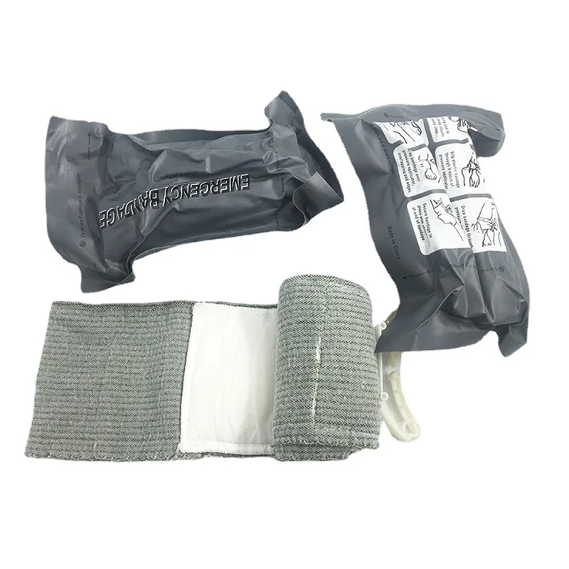 

Tactical Israel Emergency Bandage Wrap Medical Rescue Outdoor Trauma Wound Dressing Combat Battle Compression Gauze First Aid