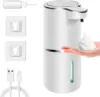Automatic Soap Dispenser Touchless Foaming Soap Dispenser 380ml USB Rechargeable Electric 4 Level Adjustable Foam Soap Dispenser 1