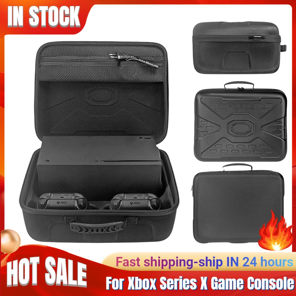 Carrying Case for Xbox Series X S Game Console Travel Controllers