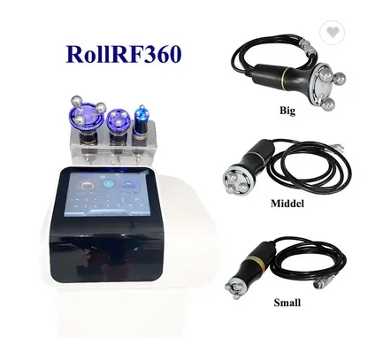 

Portable Cellulite Skin Tightening Vacuum Roller Body Shape 3 In 1 Slimming Machine RF Vacuum Therapy Weight Loss Machine