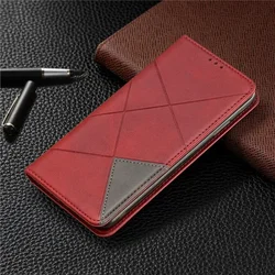 Magnetic Wallet Leather Flip Phone Cover for Galaxy A14 5G (Red)