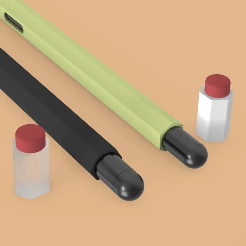 

Solid color Tablet touch pen case for Samsung Galaxy Tab S6 Lite S7 FE S8 Ultra S9 Plus silicone pencil case Drop proof pen case