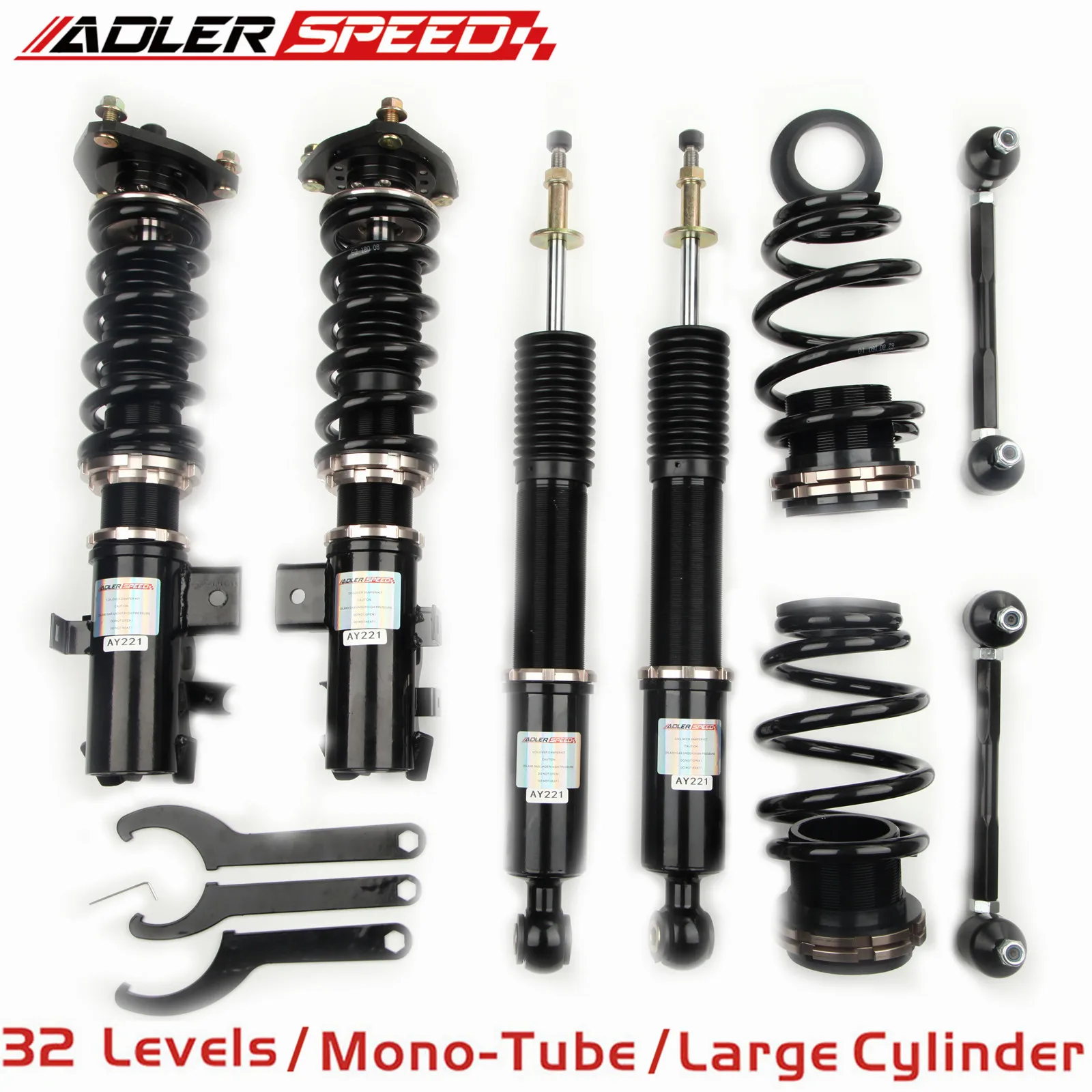 ADLERSPEED 32 Levels Mono Tube Coilover Lowering Suspension For Honda Civic  SI Only 14-15 FB/FG AliExpress