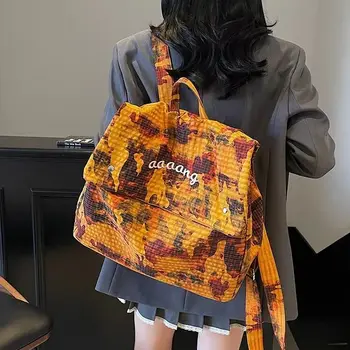Borsa a Tracolla Vintage in Tela per Donna, Grande Capacità, Borsa Casual da Spalla, Borsa a Mano alla Moda per Pendolari, Borsa da Viaggio a Tracolla