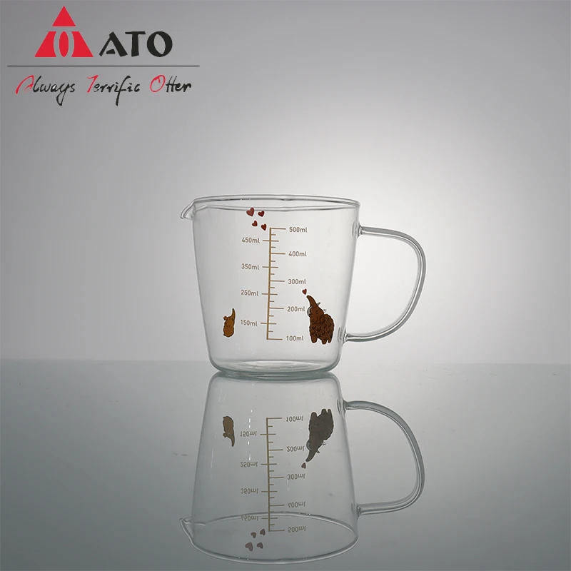 500ml 16.9oz Borosilicate Fancy Creative Clear Vintage Water Modern Drinking Glass