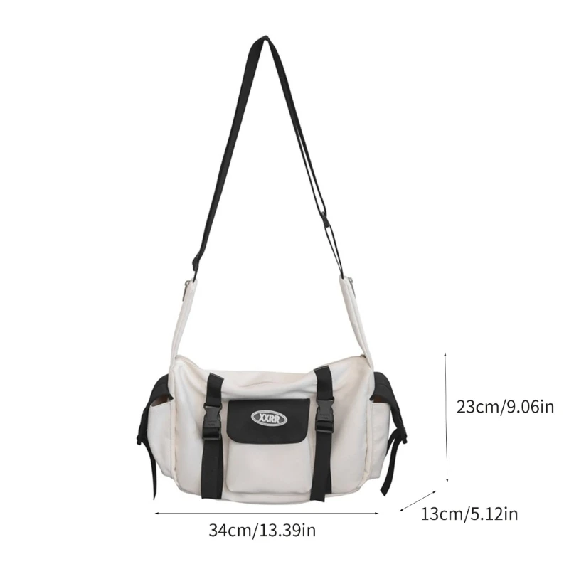 Stylish and Functional Crossbody Shoulder Bag for Men and Women Large Capacity School Bags