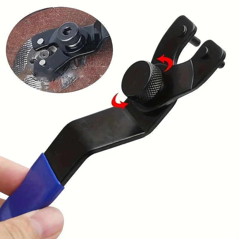 Adjustable angle grinder wrench electric tool disassembly tool repair for center axis wrench tool set