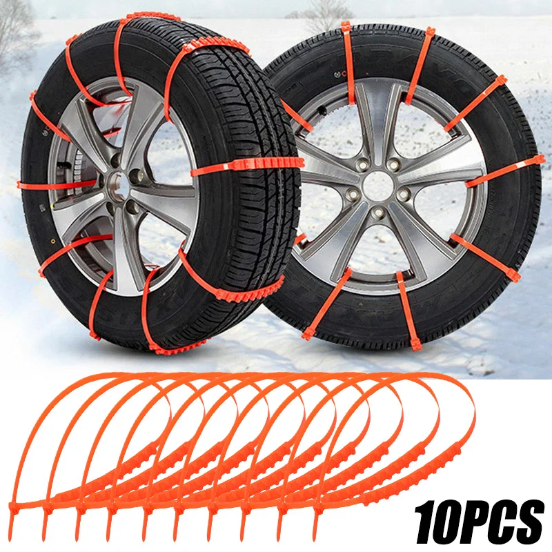 10pcs universelle Anti Rutsch Schneeketten Winter Outdoor Schnee ketten ...