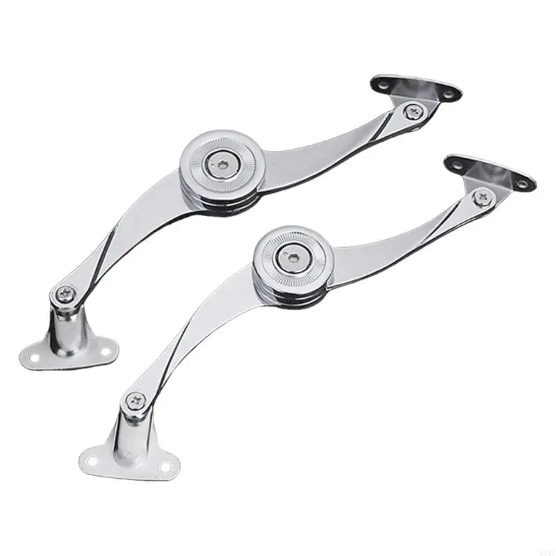 2Pcs Drop Down Hinges Soft Close Lid Support Hinge Soft Close Folding Lid Stay H 831F