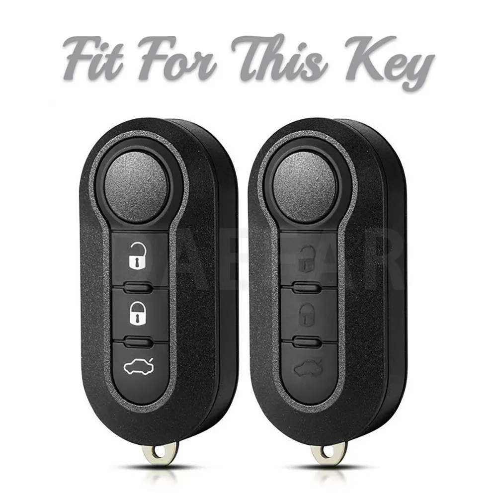 Fiat 500 Ducato Panda 500L Punto Lancia Musa For Citroen Jumper For Peugeot TPU 자동차 원격 키 케이스 커버 Shell Fob Boxer