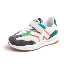 

Children Mixed Color Running Shoes For Boys And Girls Big Little Kids Sneakers Students Checkered Walking Tennis Sports Shoes