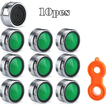 20/10pcs Water Saving Faucets Aerator Replaceable Filter Mixed Nozzle M24 24mm Thread Bathroom Faucet Bubbler Accessories 1