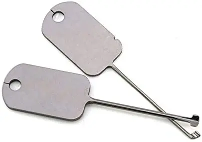 Lockpick Tools 2pcs Utility Fast Kaba LockPick Tool Civil Lock Fast Tool Set Stainless Steel Home Hardware Tools