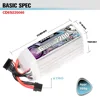 CODDAR 6S 22.2V 2200MAH 60C For RC Airplane Car FPV Helicopter Drone Quadcopter RC Boat Truck Tank Drone Battery 3