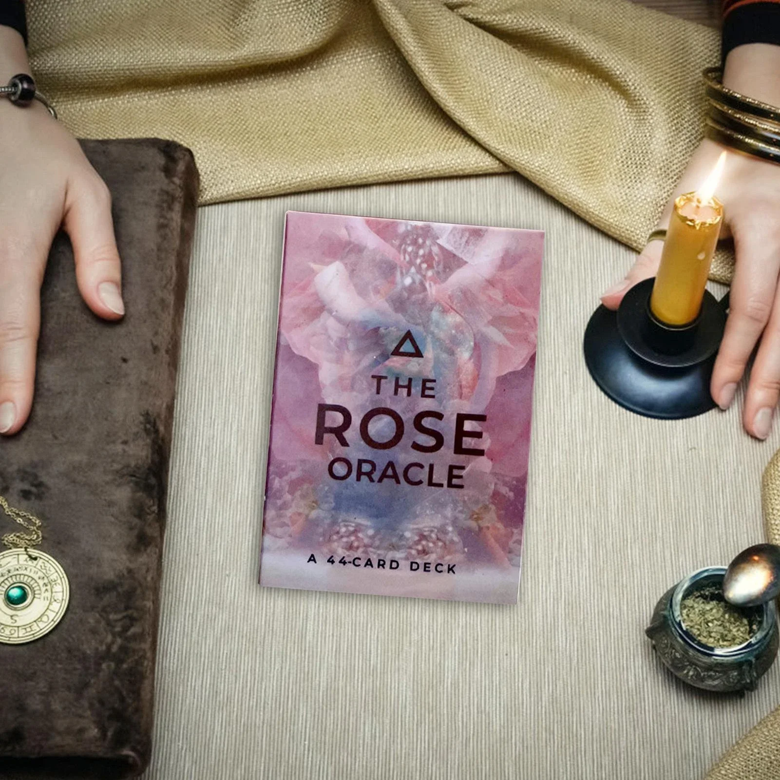 The Rose Oracle Cards Tarot Prophecy Divination Deck Family Party Board Game Fate Card Fortune Telling Game