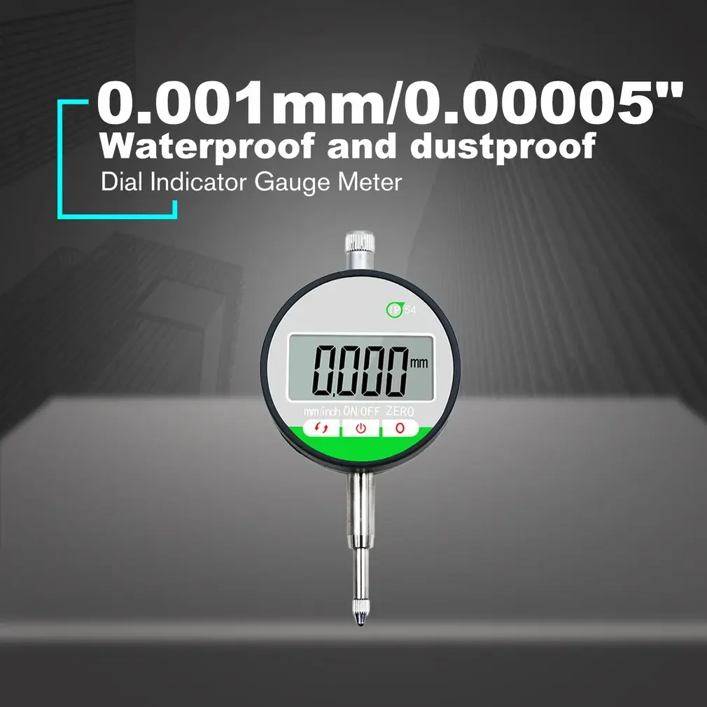 Waterproof Digital Micrometer 0.001mm Electronic Micrometer Metric 0-12.7mm Precision Dial Indicator Gauge Meter Tools IP54 dial indicator gauge dial indicator