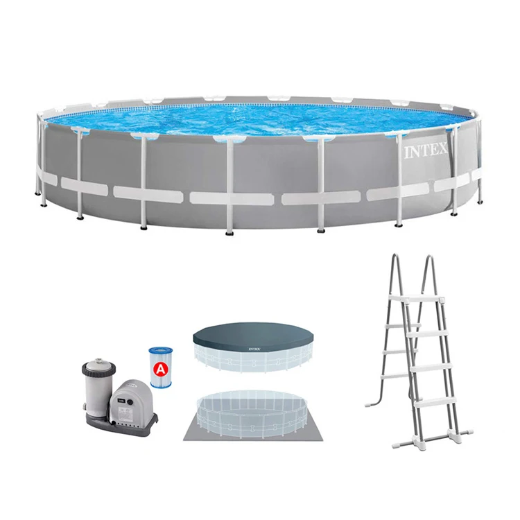 

2675620FT X 52IN Wholesale Picsinas Large Above Ground Top Good Sale Home Movable Swimming Pool With Pumps And Ladder