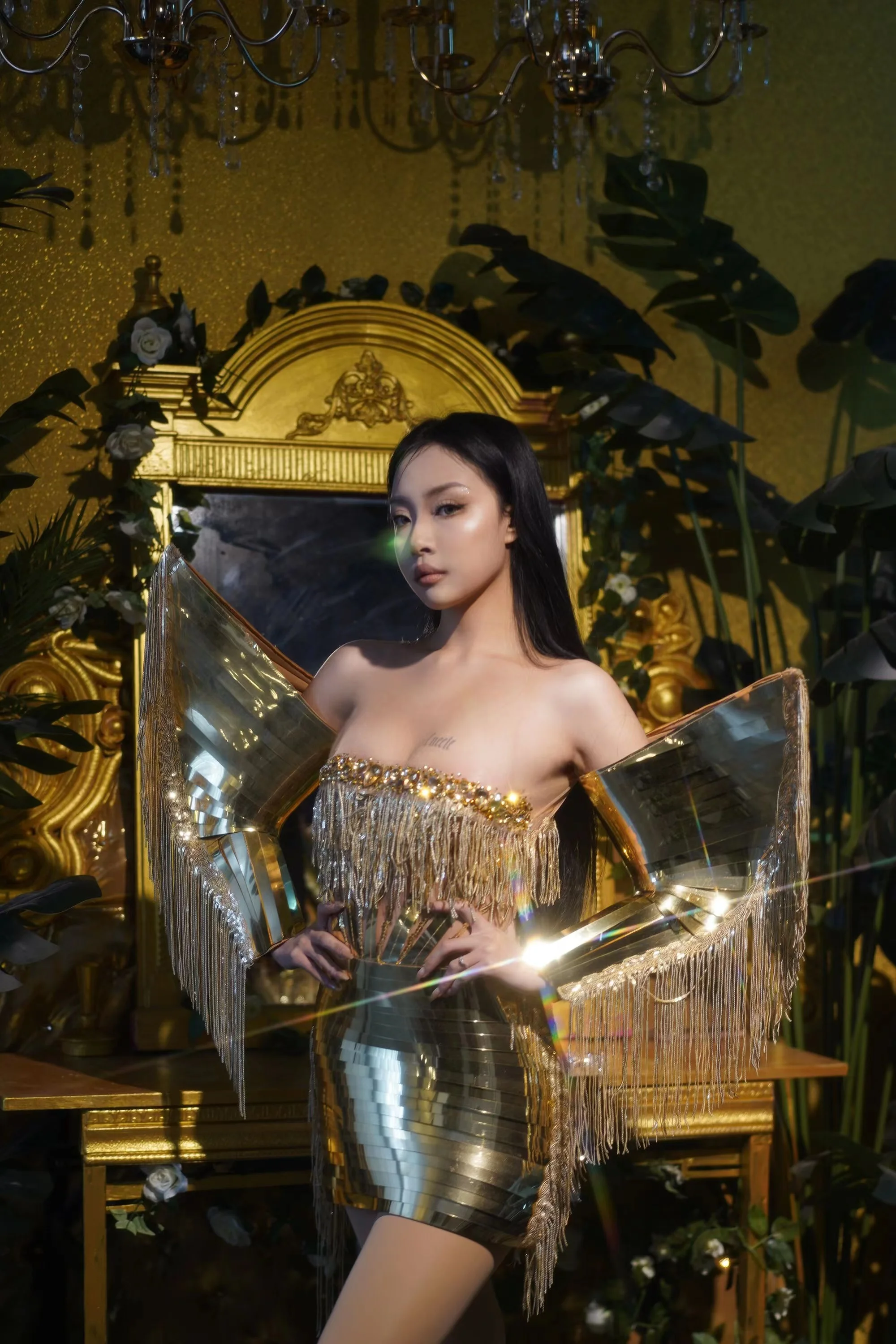 Рисунок 4 - Женское платье с крупными рукавами