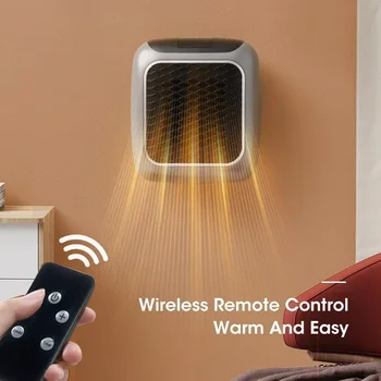 Home Heater Mini Portable Small Heater Wall Mounted 800W Fast Heating Heater for Heating in Home Bathrooms Dormitories in Winter 1