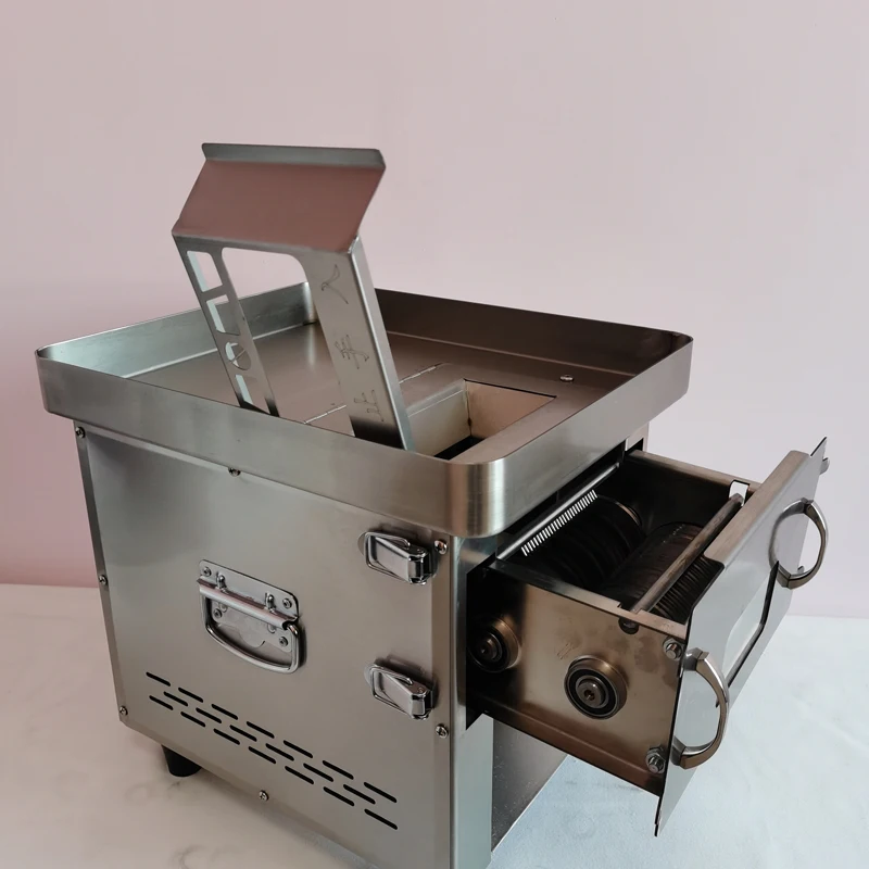 New Electric Meat Cutter, Commercial Vegetable Shredder, 1100W Household Fully Automatic Beef Shredder