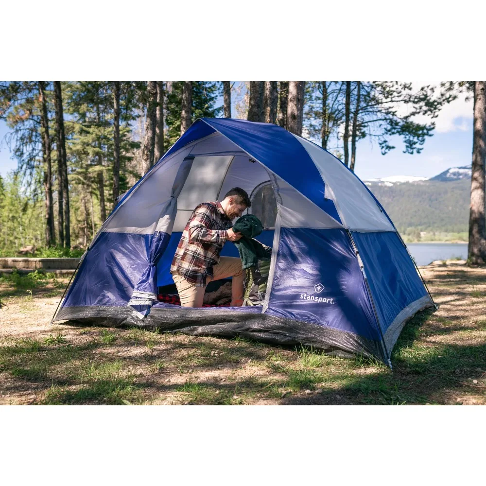 

Dome Tent - 96“ L X 120” W X 72“ H Air Tent Outdoor Camping Tents Waterproof Camping Campaign Houses Nature Hike Travel Awning