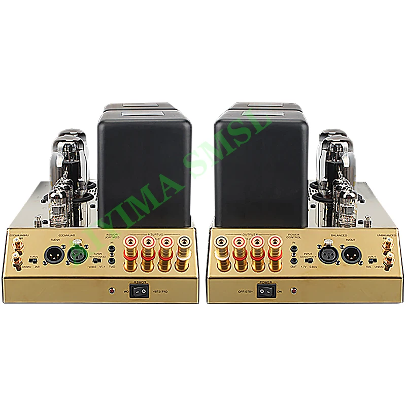 

AIYIMA SMSL 75W 2.0 Stereo HIFI Vacuum Tube Post Amplifier 1:1 Copy Mclntosh MC75 KT88 12AX7 12AT7 Vacuum Tube Rear Amplifier