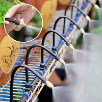 6/8/12mm Adjustable Atomization Sprinklers 360-degree Automatic Irrigation Bending Misting Nozzles Humidify Watering Sprayer 1