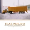 Container Truck Model Premium Material Toy Pull Back Creative for Kids Carrier Alloy Mini 3