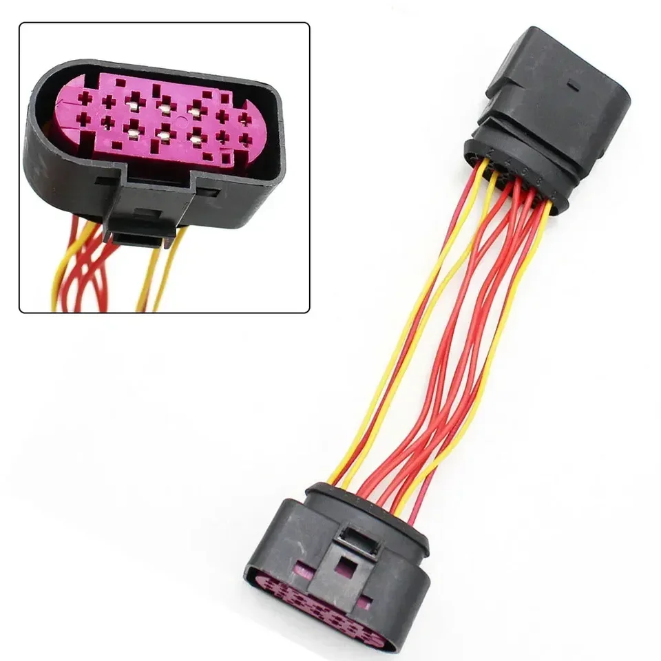 Car Styling 2PCS Xenon Headlight 10 To 14 Pin Wiring Harness
