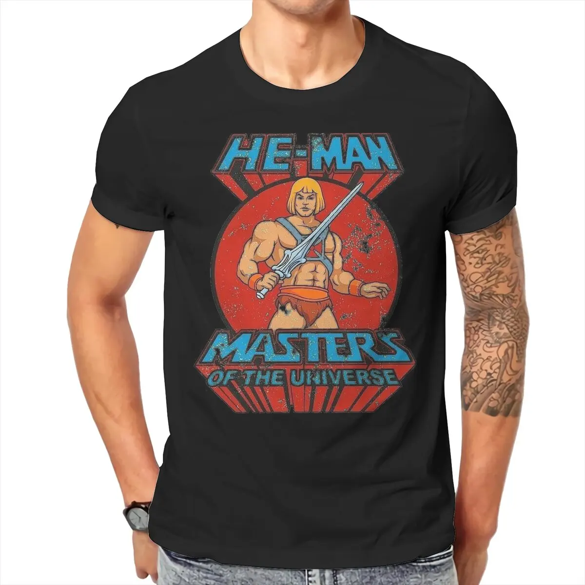 T-Shirt Casual Da Uomo E Da Donna Estive Masters Of The Universe He-Man Graphic Novità Cool T-Shirt Street Abbigliamento