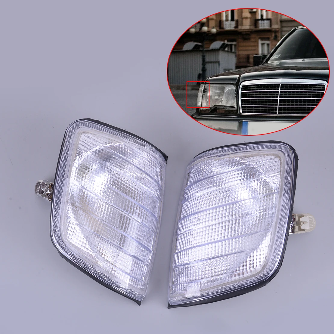 

1 пара, угловые поворотники для Mercedes-Benz E-Class W124 1248260043-1248260143 1985