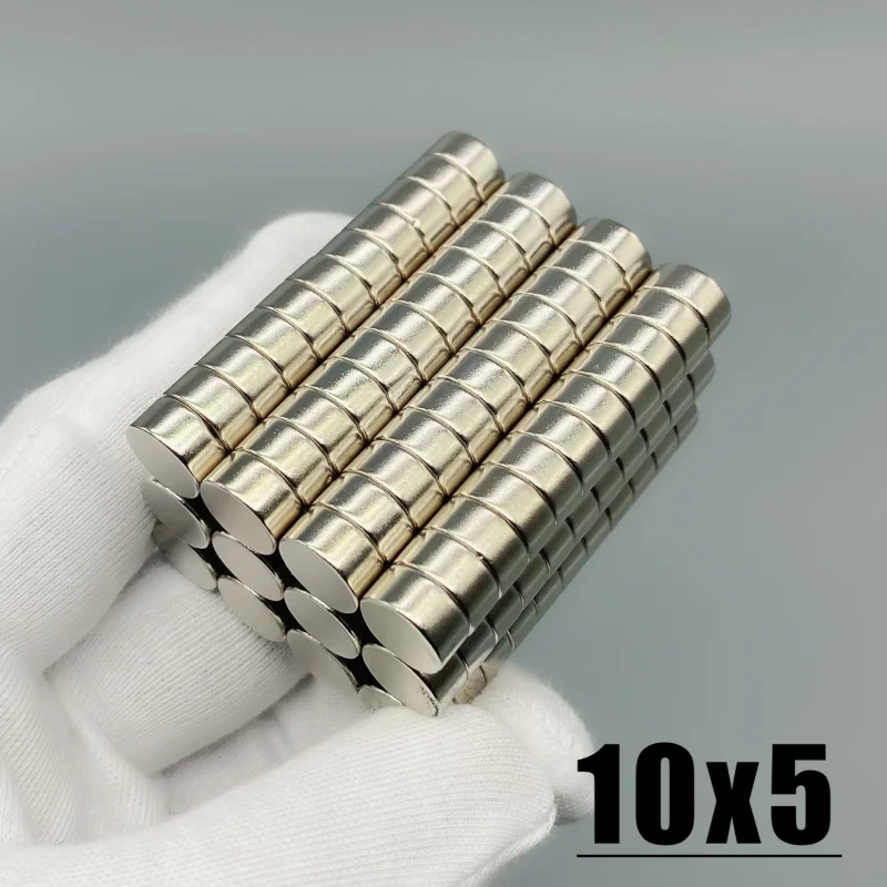 10x5 mm Powerful Neodymium Magnet Search Diameter Disc Magnet Round Magnets 10/20/30/50/100PCS neodymium magnets