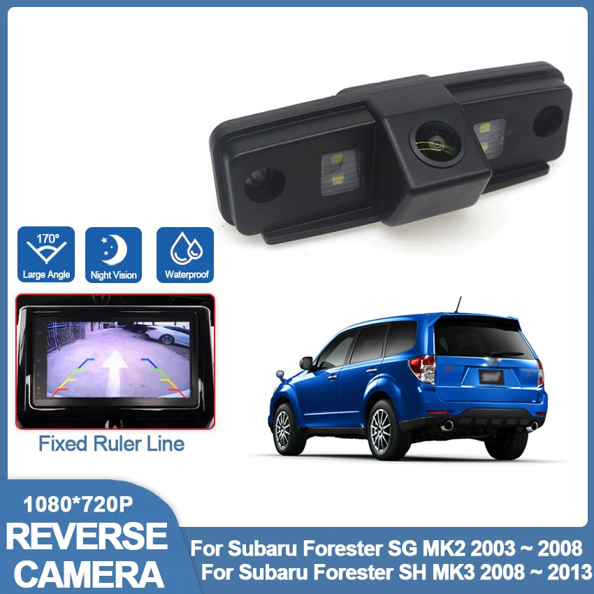 

Автомобильная камера заднего вида с ночным видением CCD Full HD для Subaru Forester SG MK2 2003 ~ 2008 для Subaru Forester SH MK3 2008 ~ 2013