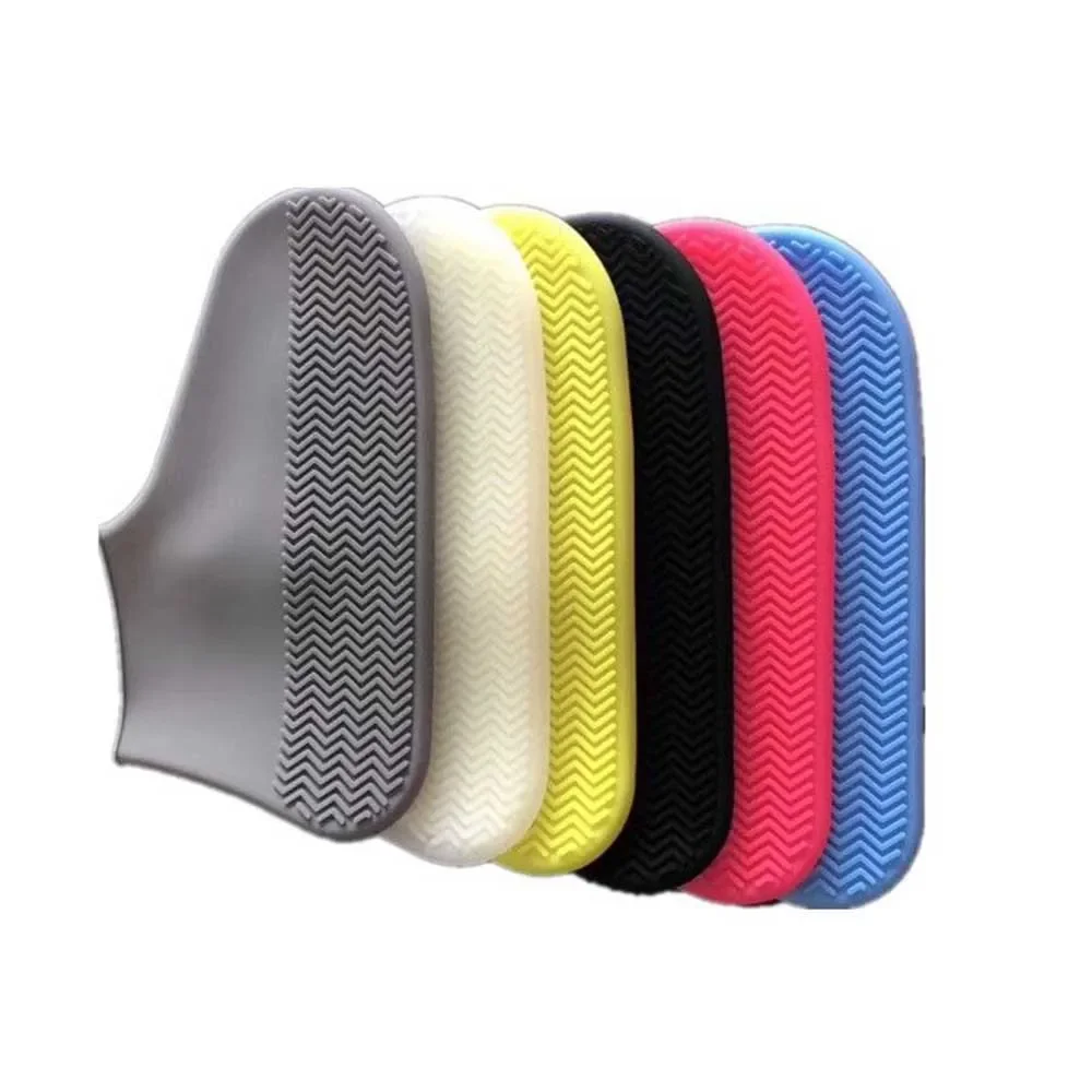 All-Weather Slip-Resistant Shoe Covers Silicone Overshoes for Rain Snow Elastic Waterproof Footwear Protection Bike Accessories bicycle shoe covers