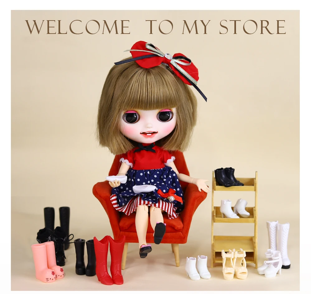Neo Blythe Doll Rubber Boots 1